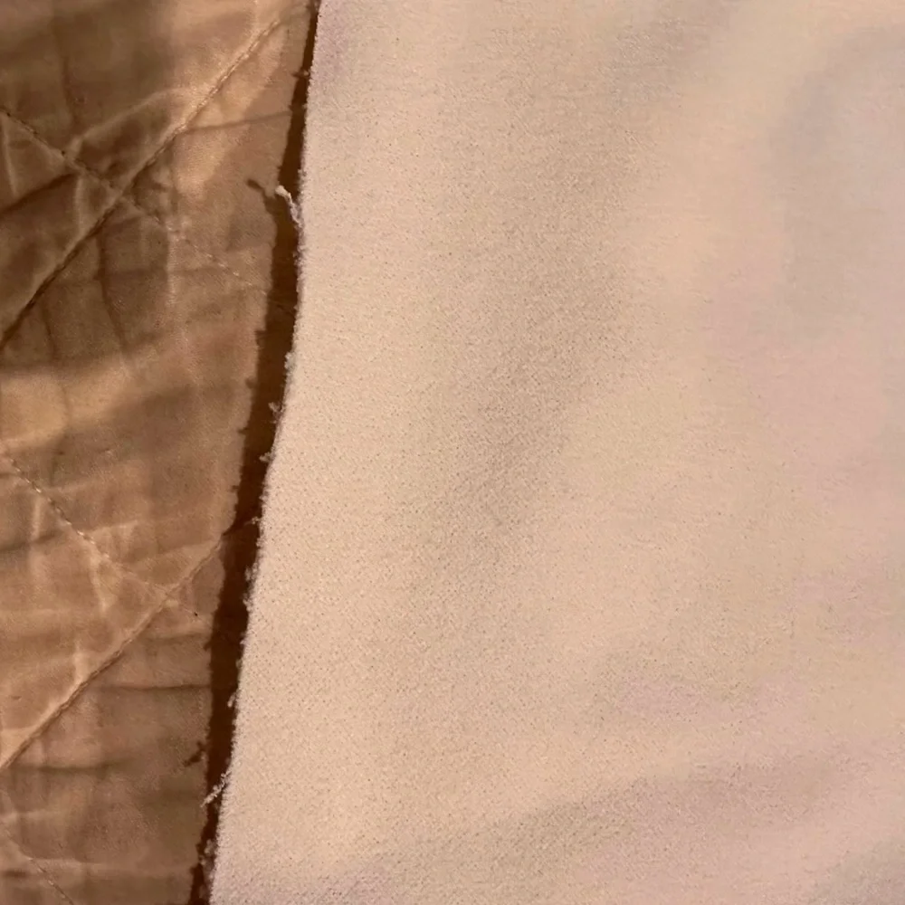 Zara- women’s White Wide-Leg Pants with Black Drawstring-Size-large - Picture 3 of 4